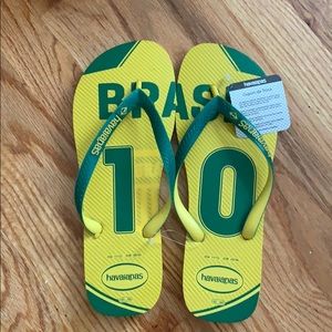 Havaianas Slim Team Brasil Sandal Men’s size 11/12